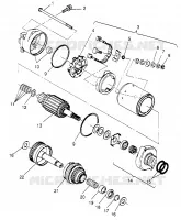 DEMARREUR SLX 780 B964287 and Intl. SLX 780 I964287 (4937443744C008)