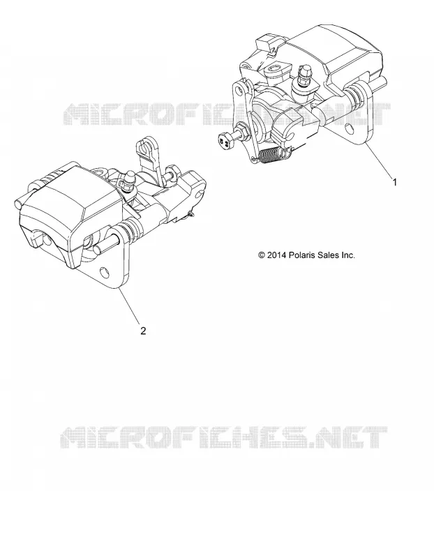 FREINS, CALIPER, REAR