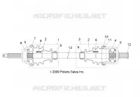 DRIVE TRAIN, TRANSMISSION AVANT SHAFT
