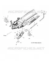 CHASSIS, PROTECTION D'EMBRAYAGE AND REPOSE PIEDS