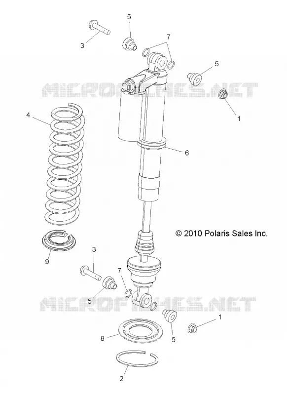 SUSPENSION ARRIERE SUPPORT AMORTISSEUR 