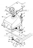 RESERVOIR A CARBURANT Trail Boss W938527 (4924072407006A)