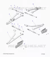 SUSPENSION AVANT CONTROL ARMS