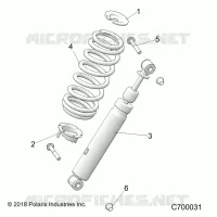 SUSPENSION AVANT SHOCK MOUNTING