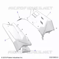 CARROSSERIE ARRIERE CAB AND HEAT SHIELDS