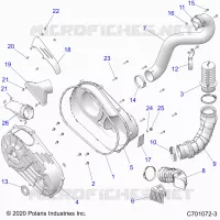SYSTÃˆME DE TRANSMISSION, CLUTCH COVER AND DUCTING