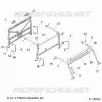 CHASSIS, CAB CADRE