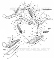SUSPENSION AVANT AND SKI STORM 0965782, STORM SKS 0965582, EURO STORM E9657 (4931593159B004)