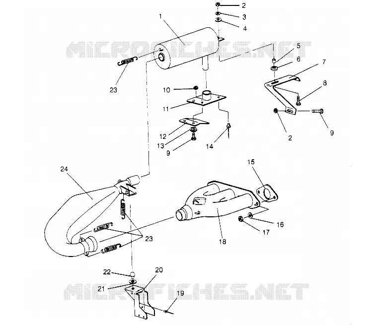 ECHAPPEMENT  RXL 0956768 (4930783078C004)