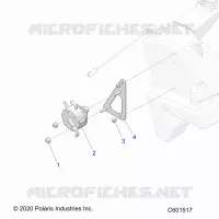 SYSTÃˆME D'ALIMENTATION, FUEL PUMP MOUNTING