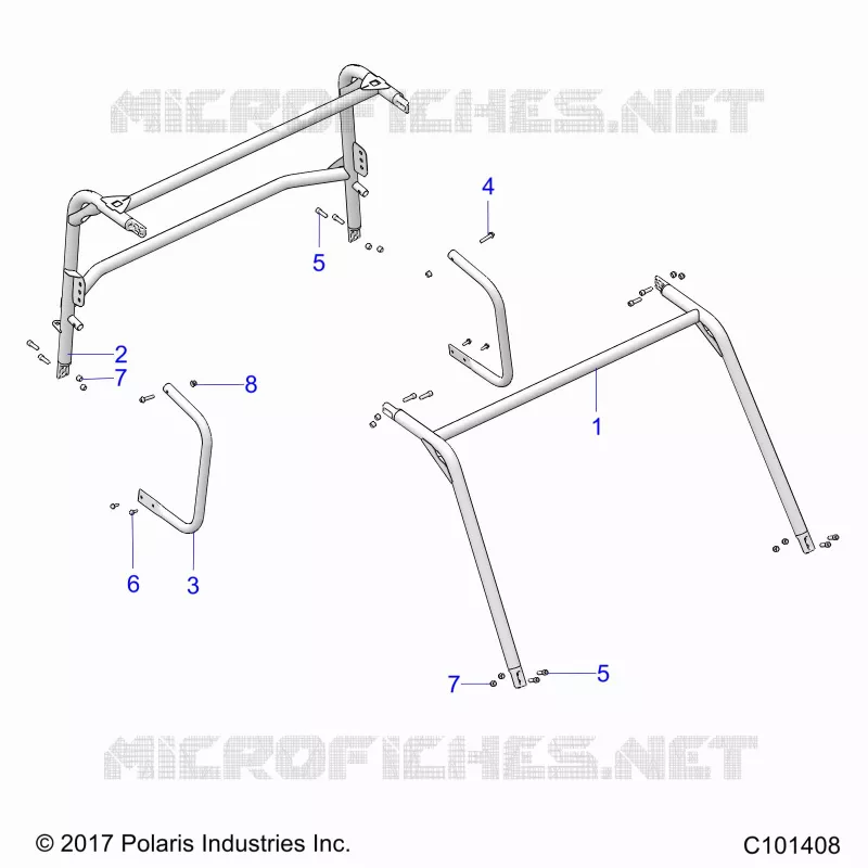CHASSIS, CAB CADRE AND SIDE BARS