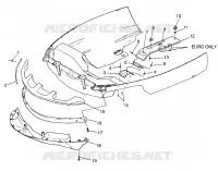 NOSEPAN 700 XCR 0985678(A) and EUROPEAN 700 XCR E985678 (4943114311A007)