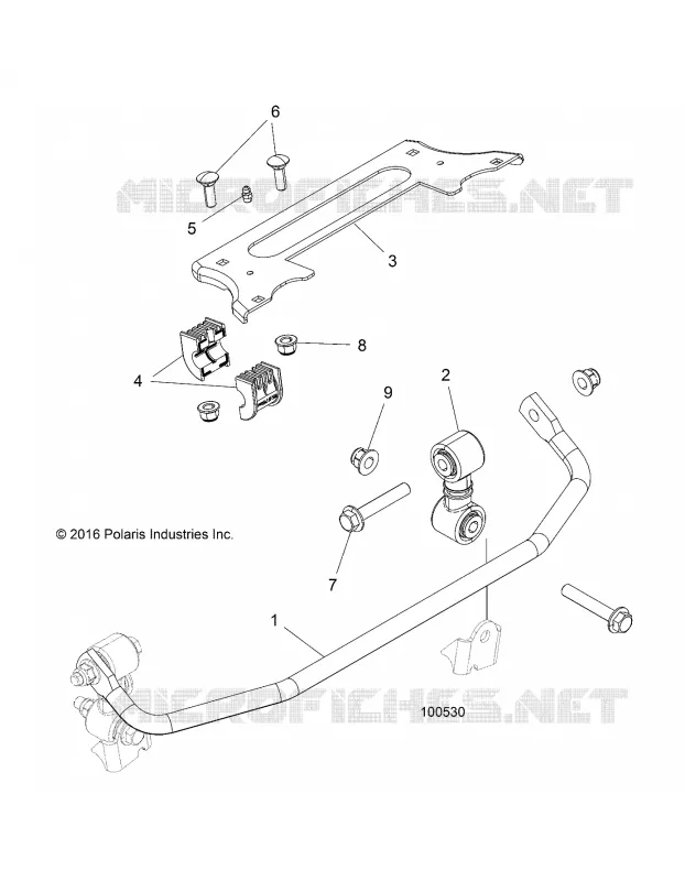 SUSPENSION, BARRE STABILISATRICE AVANT