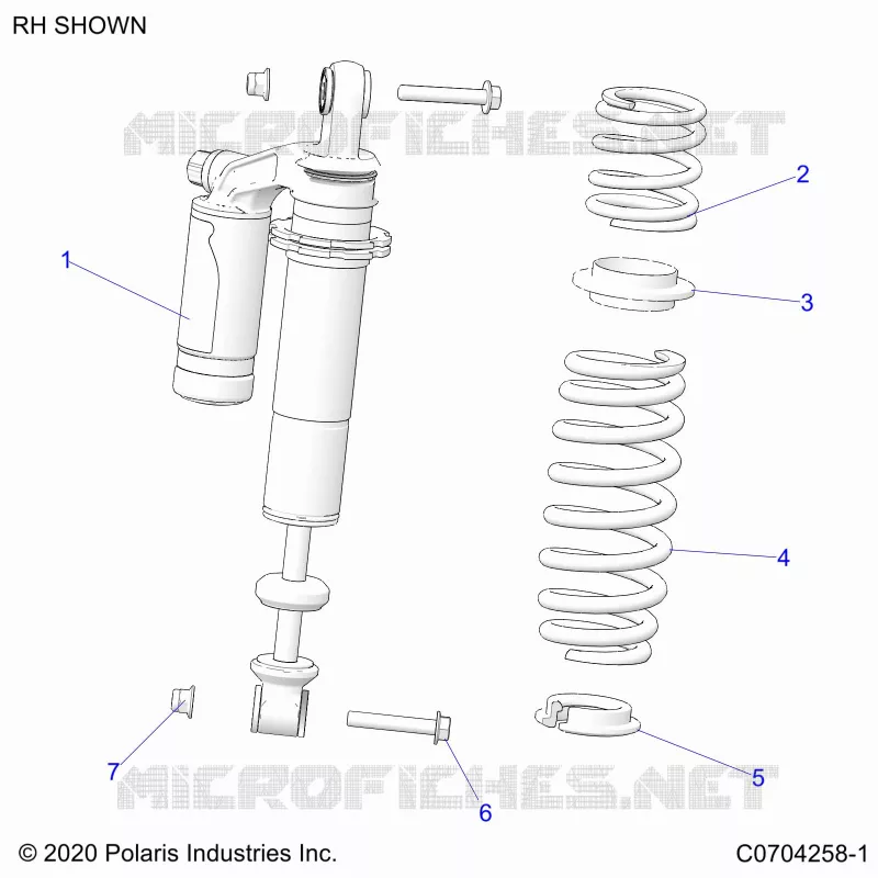 SUSPENSION ARRIERE SHOCK