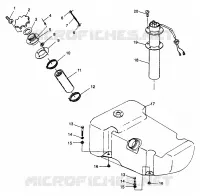 CARBURANT TANK SL 900 B974091 and SL 1050 B974090 (4940974097A010)