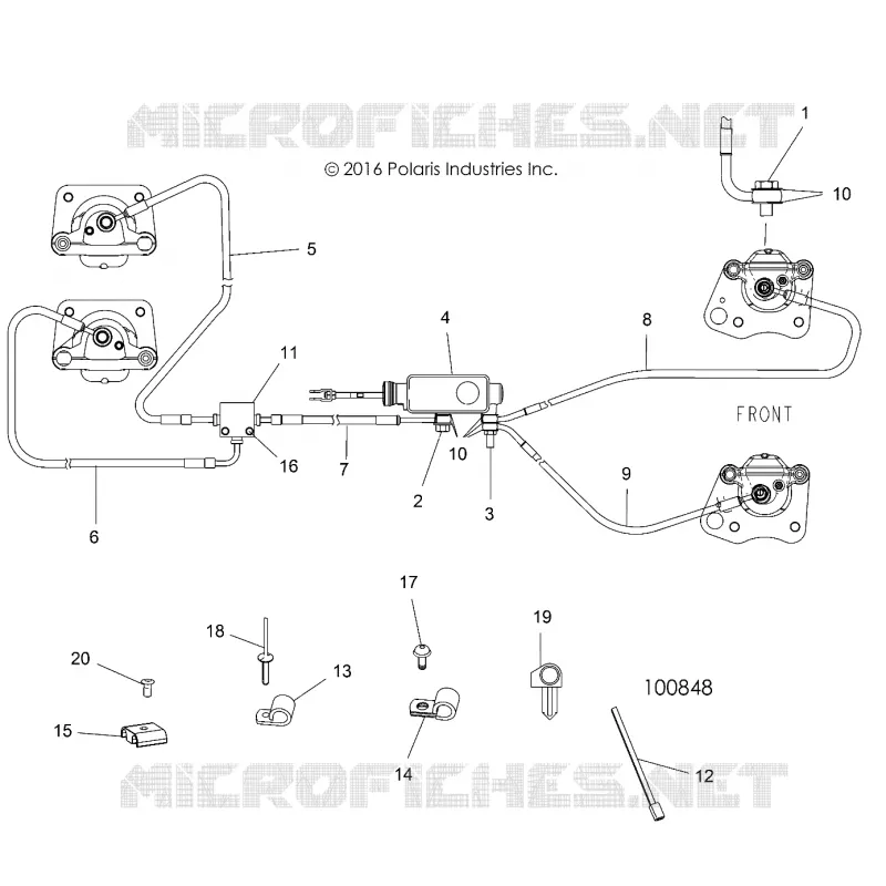 BRAKES, BRAKE LINES AND MAITRE CYLINDRE