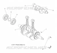 MOTEUR, VILEBREQUIN AND BALANCE SHAFT