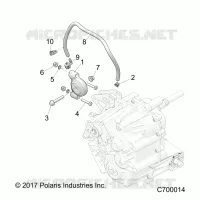 DRIVE TRAIN, MAIN SUPPORT PONT
