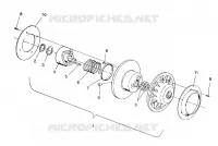 EMBRAYAGE DE TRANSMISSION ASSEMBLY CLASSIC / 0930864 AND  CLASSIC TOURING / 0930865 (4922952295030A)
