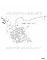 SYSTÈME DE TRANSMISSION, MAIN GEARCASE MOUNTING- Z18VHA57F2 (702040)