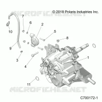 DRIVE TRAIN, MAIN SUPPORT PONT