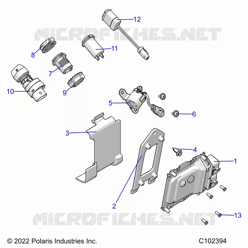 ELECTRICITE, SWITCHES, SENSORS AND ECM