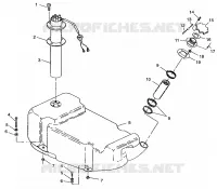 CARBURANT TANK SL 700 B964066 and  Intl. SL 700 I964066 (4935633563A009)