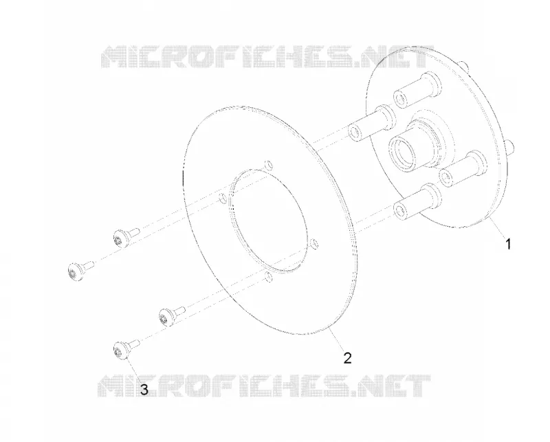 ROUES, COMPONENTS, END, 7.56 INCH, DISC 4 BOLT