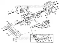 PONT/FREIN AND COUVERCLE DE CHAINEE MOUNTING BIG BOSS 6X6 400L W97AE38A (4940814081C008)