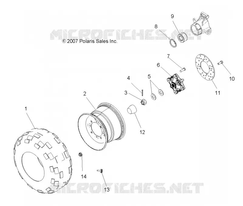 ROUES, REAR