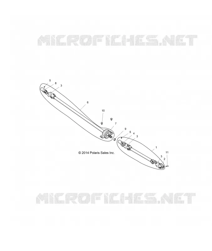 DRIVE TRAIN, FRONT ARBRE DE TRANSMISSION