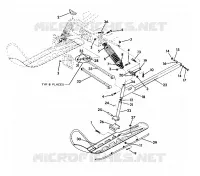 SUSPENSION AVANT AND SKI INDY LITE AND STAR LITE (4919311931007A)