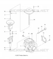 MOTEUR, CARBURATEUR, UPPER