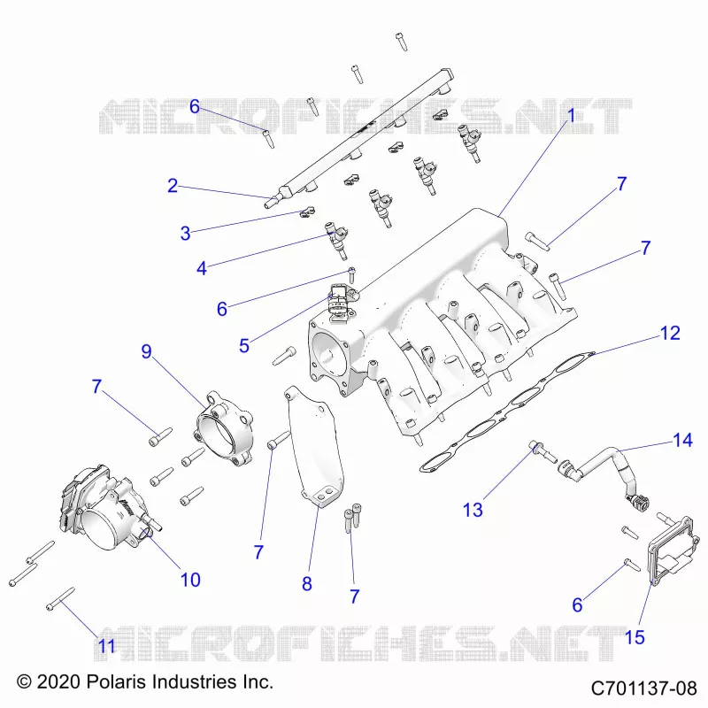 ADMISSION MANIFOLD, FUEL RAIL AND RELATED
