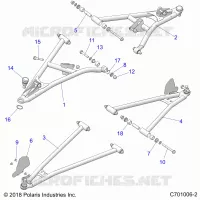 SUSPENSION AVANT CONTROL ARMS