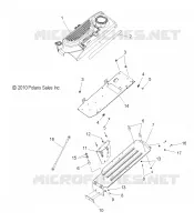 CHASSIS, PROTECTION D'EMBRAYAGE AND COVER
