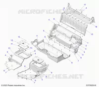 PLANCHER, REAR CLOSEOFFS