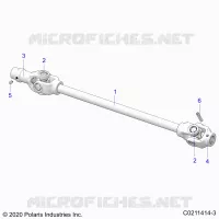 SYSTÃˆME DE TRANSMISSION, FRONT PROP SHAFT