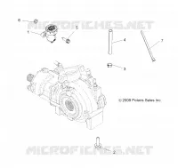 SYSTÈME DE TRANSMISSION, SUPPORT PONT, FRONT