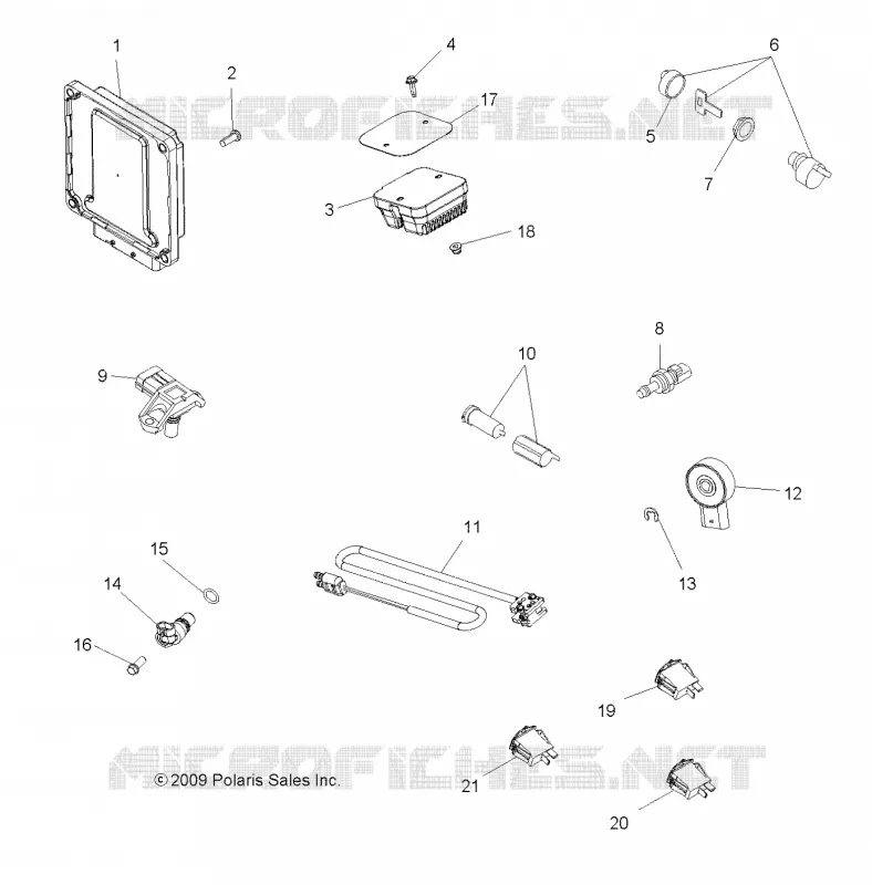 BOUTONS, CAPTEURS, ECU and CONTROL MODULES