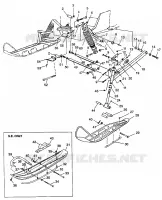 SUSPENSION AVANT AND SKI 600 XCR 0975677, 600 XCR SE H975677 AND EUROPEAN 6 (4937963796B003)