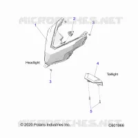 ELECTRICITE, HEADLIGHT AND TAILLIGHT