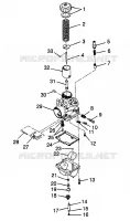CARBURATEUR SUPER SPORT 0980761 (4942874287C010)