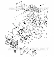 CYLINDRE  500 EFI 0952774, EFI SKS 0952574,   EFI SKS PT 0952974, (4929052905C011)