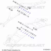 SUSPENSION ARRIERE CONTROL ARM, MOUNTING
