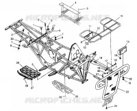 PARE CHOCS / PORTE PAQUET MOUNTING 6X6 400L