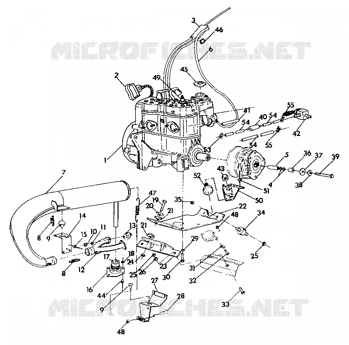 SUPPORT MOTEUR 440 XCR (4921352135031A)