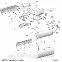 ENGINE, ECHAPPEMENT