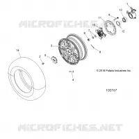 ROUES, FRONT AND HUB