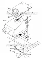 RESERVOIR A CARBURANT 6X6 350L W938739 (4924062406008A)